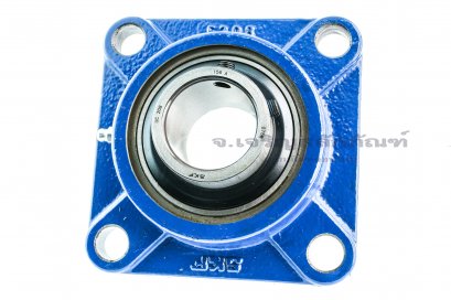 ตลับลูกปืนตุ๊กตาหน้าแปลนสี่เหลี่ยม Square Flanged Ball Bearing Unit SKF รุ่น F208/UC208/UCF208  สำหรับเพลามิล ขนาด 40 mm