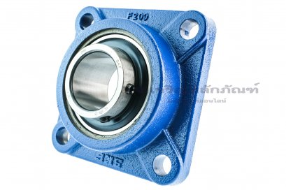 ตลับลูกปืนตุ๊กตาหน้าแปลนสี่เหลี่ยม หน่วยนิ้ว Square Flanged Ball Bearing Unit SKF รุ่น F209/UC209-28/UCF209-28 สำหรับเพลาขนาด 1.3/4&quot; ( 44.4 mm )