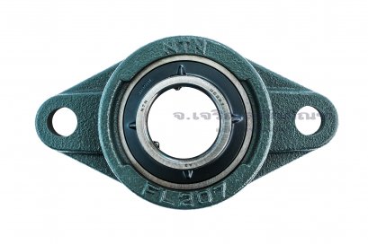 ตลับลูกปืนตุ๊กตาทรงไข่ Oval Shape, Pillow Block Bearing NTN รุ่น UC207/FL207/UCFL207 D1 สำหรับเพลามิล ขนาด 35 mm