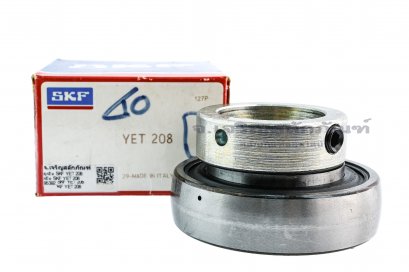 ไส้ลูกปืนตุ๊กตา Insert Bearing SKF รหัส YET208 ขนาดเพลา 40 mm (40-80-43)