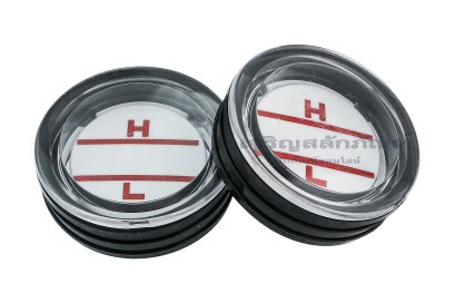 ข้อต่อดูน้ำมัน-ตาแมวดูน้ำมัน แบบไม่มีเกลียว (Oil Level Sight Fitting) 48 mm  หน้าปัดแบบ H/L