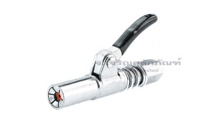 คอปเปอร์หัวอัดจารบี รุ่นมือบีบด้านเดียว ปลายหัวอัดจารบีแบบบีบล็อค เกลียวในด้านหลัง 1/8&quot;