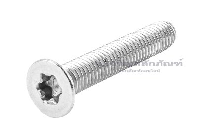 น็อตหัวทอร์ค-หัวดาวเตเปอร์สแตนเลส (Torx, Taper Head Screw) M5x30