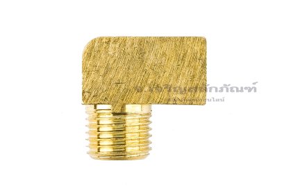 ข้อต่องอ 90° ทองเหลือง (เกลียวนอก x เกลียวใน) M10x1.0 x M8x1.0 ข้อต่อลด-ข้อต่อเพิ่ม