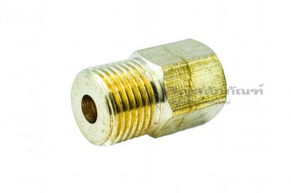 ข้อต่อตรงทองเหลือง (เกลียวนอก x เกลียวใน) 1/8&quot; x M8x1.0 ข้อต่อลด-ข้อต่อเพิ่ม