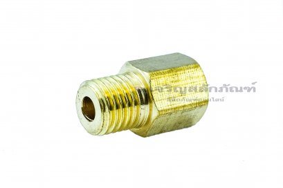 ข้อต่อตรงทองเหลือง (เกลียวนอก x เกลียวใน) M8x1.0x M8x1.0 ข้อต่อลด-ข้อต่อเพิ่ม