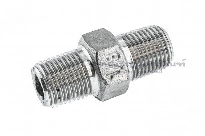 ข้อต่อตรงนิปเปิ้ลสแตนเลสเกรด 316  (เกลียวนอก x เกลียวนอก) ขนาด 1/8&quot; x 1/8&quot;