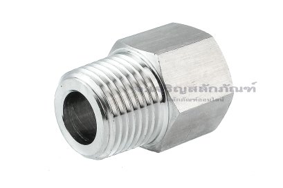 ข้อต่อตรงสแตนเลส (เกลียวนอก x เกลียวใน) 1/2&quot;-14 NPT x 1/2&quot;-14 BSPF ข้อต่อแปลง