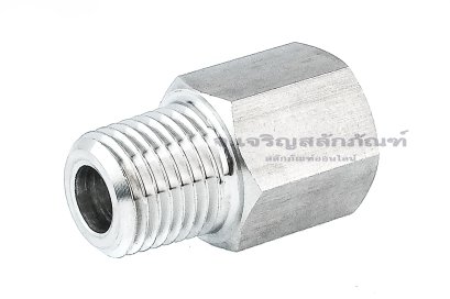 ข้อต่อตรงสแตนเลส (เกลียวนอก x เกลียวใน) 1/4"-18 NPT  x 1/4"-18 NPT