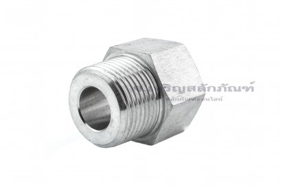ข้อต่อตรงสแตนเลส (เกลียวนอก x เกลียวใน) 1" x 1" ข้อต่อลด-ข้อต่อเพิ่ม