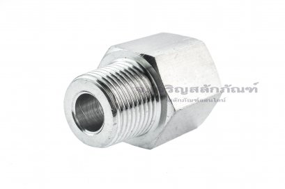 ข้อต่อตรงสแตนเลส (เกลียวนอก x เกลียวใน) 3/8 x M18x1.5 ข้อต่อลด-ข้อต่อเพิ่ม