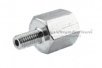 ข้อต่อตรงสแตนเลส (เกลียวนอก x เกลียวใน) M5x0.8 x M6x1.0 ข้อต่อลด-ข้อต่อเพิ่ม