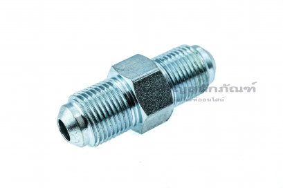 ข้อต่อตรงหัวแฟร์เหล็กชุบ (เกลียวหัวแฟร์ x เกลียวหัวแฟร์) ขนาด 1/4&quot; x 1/4&quot;