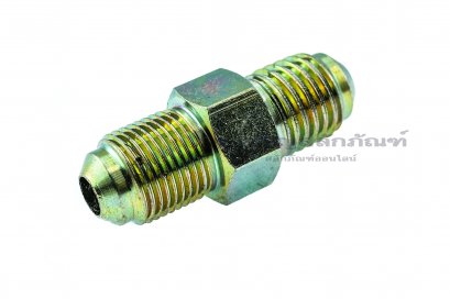 ข้อต่อตรงหัวแฟร์เหล็กชุบ (เกลียวหัวแฟร์ x เกลียวหัวแฟร์) ขนาด 1/4&quot; x 1/4&quot;