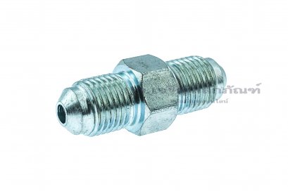 ข้อต่อตรงหัวแฟร์เหล็กชุบ (เกลียวหัวแฟร์ x เกลียวหัวแฟร์) ขนาด 1/8&quot; x 1/8&quot;