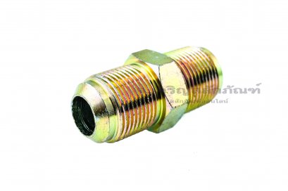 ข้อต่อตรงหัวแฟร์เหล็กชุบ (เกลียวหัวแฟร์ x เกลียวหัวแฟร์) ขนาด 5/8&quot; x 5/8&quot;