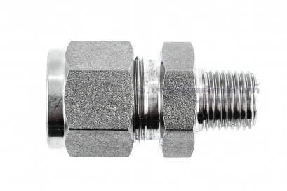 ข้อต่อตาไก่สแตนเลสเกรด 316 (เกลียวนอก x เสียบสาย) 1/4&quot;x1/2 mm