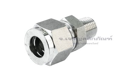 ข้อต่อตาไก่สแตนเลสเกรด 316 (เกลียวนอก x เสียบสาย) 1/4&quot;x12 mm