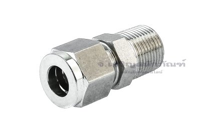 ข้อต่อตาไก่สแตนเลสเกรด 316 (เกลียวนอก x เสียบสาย) 3/8&quot;x10 mm