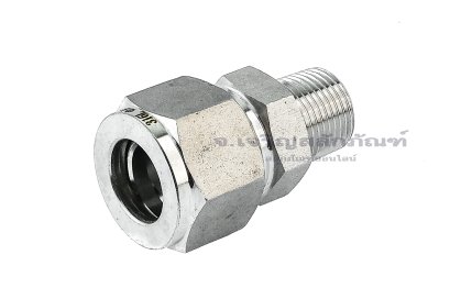 ข้อต่อตาไก่สแตนเลสเกรด 316 (เกลียวนอก x เสียบสาย) 3/8&quot;x15 mm