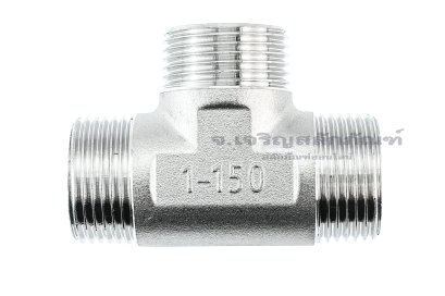 ข้อต่อสามทาง สแตนเลส 304 (เกลียวนอก x เกลียวนอก x เกลียวนอก) 1&quot;x1&quot;x1&quot;