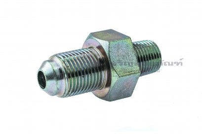 ข้อต่อตรงหัวแฟร์เหล็กชุบ (เกลียวหัวแฟร์ x เกลียวหัวแฟร์) ขนาด 1/8&quot; x 1/8&quot;
