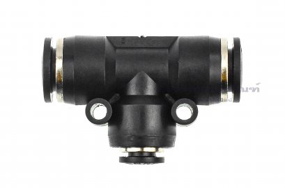 ข้อต่อลมสามทางลดพลาสติก (เสียบสาย x เสียบสายลด x เสียบสาย) ขนาด 10x6 mm