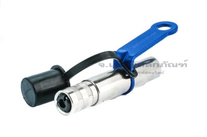 คอปเปอร์หัวอัดจารบี รุ่นมือบีบเหล็กด้านเดียวมีปลอก ปลายหัวอัดจารบีแบบบีบล็อค เกลียวในด้านหลัง 1/8&quot;