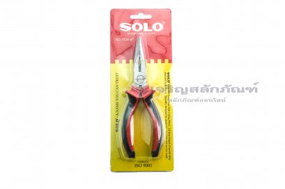 คีมปากแหลม (ปากจิ้งจก)  SOLO  NO.5526 6&quot;