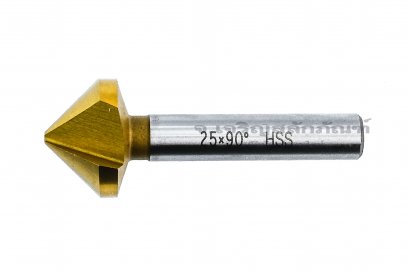 ดอกคว้านหัวเตเปอร์ Countersink  ขนาด M25 Gold แกน 9.9 mm