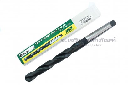ดอกสว่านเกรดเจาะเหล็กไฮสปีด แกนเตเปอร์ HSS KEIBA 19.0 mm