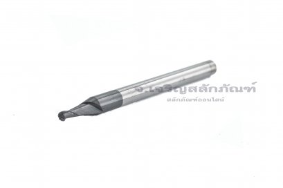 ดอกเอ็นมิลคาร์ไบด์หัวบอล Ball Carbide Endmill KUGEL 2 ฟัน 2 mm R1.0
