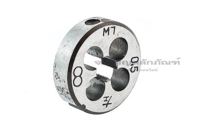 ดายเกลียว-ลูกต๊าปกลม M7x0.5 เกลียวซ้าย