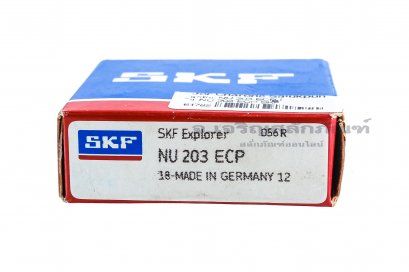ตลับลูกปืนเม็ดหมอน ทรงกระบอก SKF เบอร์ NU203  ขนาด 17-40-12