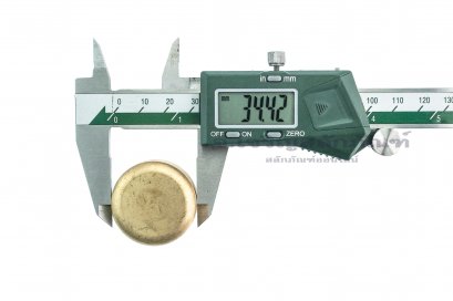 ตาน้ำทองเหลือง-ฝาอุดปิด ตราหัวสิงห์ ขนาด 34x11 mm