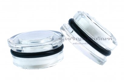 ข้อต่อดูน้ำมัน-ตาแมวดูน้ำมัน แบบไม่มีเกลียว (Oil Level Sight Fitting) 25 mm