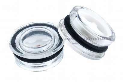 ข้อต่อดูน้ำมัน-ตาแมวดูน้ำมัน แบบไม่มีเกลียว (Oil Level Sight Fitting) 32 mm