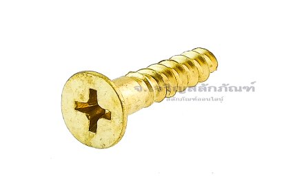 น็อตทองเหลืองเกลียวปล่อยหัวเตเปอร์แฉก M5x25 (เบอร์ 10x1&quot;)