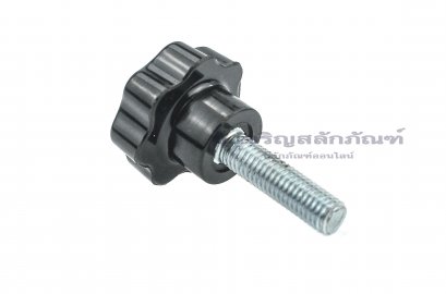 น็อตมือหมุนดอกไม้ (Star Grip Knob Bolt) ขนาด M8x30 ความโตหัว 31 mm