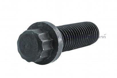 น็อตหัว 12 เหลี่ยมเหล็กดำเกรดแข็ง ขนาด 5/8&quot;x 1.3/4&quot; (45 mm) เกลียว 18 (UNF)