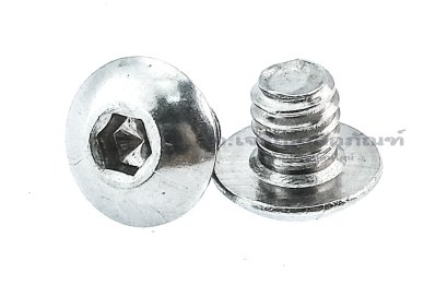 น็อตหัวจมกลมสแตนเลส  #8-32 (เบอร์ 8 เกลียว 32 UNC) ยาว 3/16&quot;