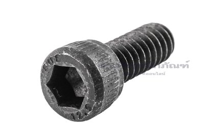 น็อตหัวจมดำแข็ง #10-24 x 1/2&quot; (เบอร์ 10 เกลียว 24 ยาว 1/2&quot;) วัดความโตเป็นมิลได้ 4.8x12.7 mm เกลียวตลอด