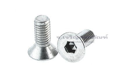 น็อตหัวจมเตเปอร์สแตนเลส #10-32 x 1/2&quot; (เบอร์ 10 เกลียว 32 ยาว 1/2&quot;) วัดความโตเป็นมิลได้ 4.8x12.7 mm