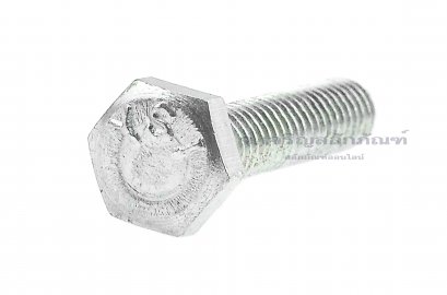 น็อตหัวเหลี่ยมขาว 1/4&quot;x1.1/4&quot; เกลียว 20 (BSW/UNC)