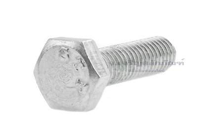 น็อตหัวเหลี่ยมขาว 5/16&quot;x1.1/4&quot; เกลียว 18 (BSW/UNC)