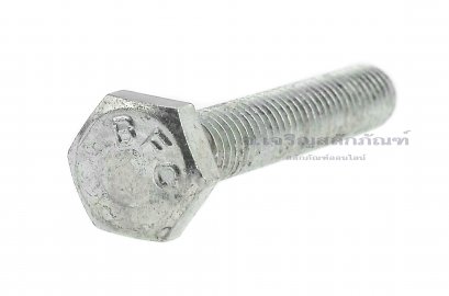 น็อตหัวเหลี่ยมขาว 5/16&quot;x 2&quot; เกลียว 18 (BSW/UNC)