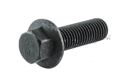 น็อตหัวเหลี่ยมดำแบบติดจาน M12x1.75x40