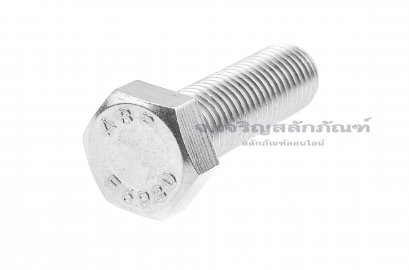 น็อตหัวเหลี่ยมสแตนเลส Stainless Steel Hex Bolt 3/4&quot;x2.1/2