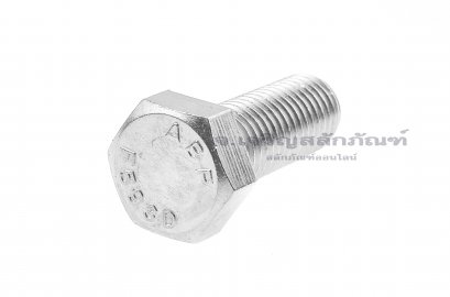น็อตหัวเหลี่ยมสแตนเลส Stainless Steel Hex Bolt 3/4&quot;x2&quot;
