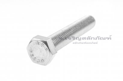 น็อตหัวเหลี่ยมสแตนเลส Stainless Steel Hex Bolt 3/4&quot;x4.1/2&quot;